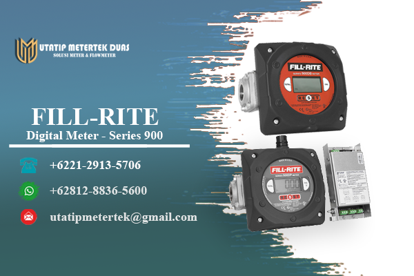 Fill riter digital meter series900 - Utatip Metertek Duas - Distributor Flow Meter