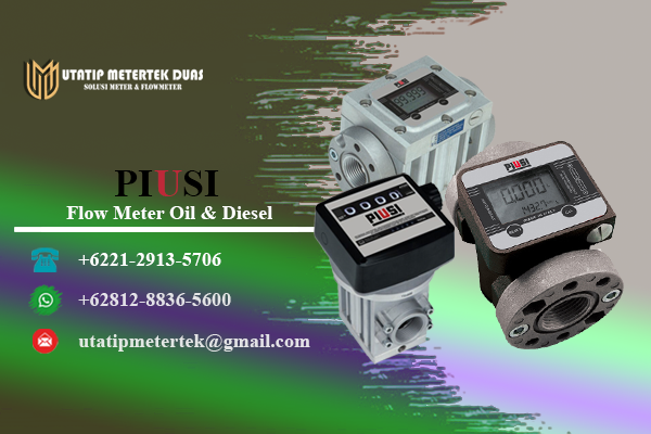 Piusi Oil Diesel Flow meter 2 - Utatip Metertek Duas - Distributor Flow Meter