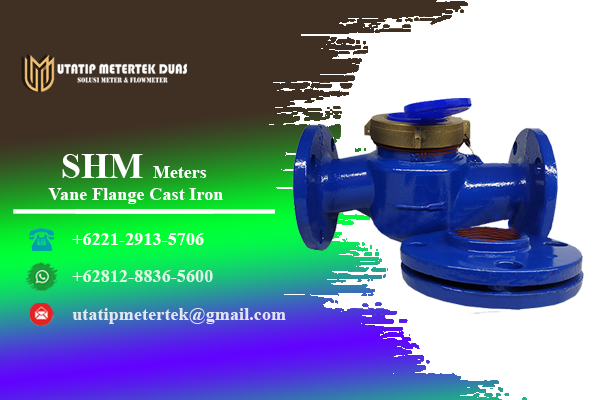SHM Water Meter Vane Flange Cast Iron