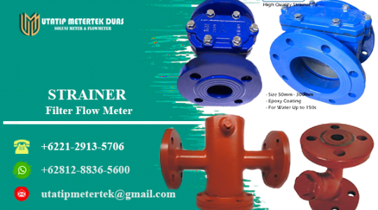 Strainer category - Utatip Metertek Duas - Distributor Flow Meter